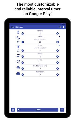 Tabata Timer: Interval Timer Workout Timer HIIT screenshot 17