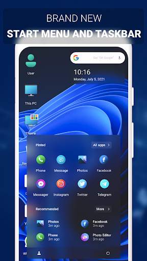 Computer Launcher: PC Theme Emulator on Android screenshot 3