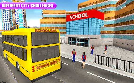 High School Super Bus Driver Simulator: 3D Game 20 screenshot 4