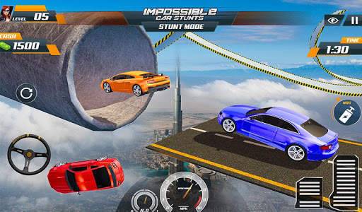 Speed Car Stunts 2018: Extreme Tracks Racing Games screenshot 8
