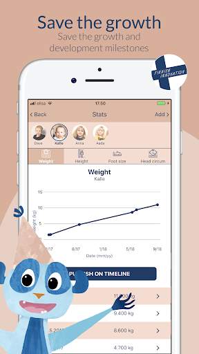 Kidday – mobile baby book screenshot 4