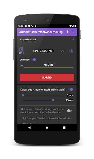 Automatische Wahlwiederholung screenshot 1