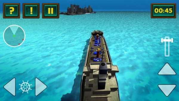 Police Car Transporter Ship screenshot 5