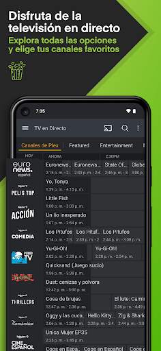Plex: TV en vivo, pelis y más screenshot 3