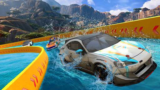 Water Surfer Car Simulator 3D screenshot 4