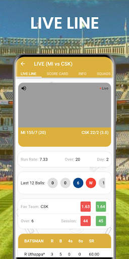 VVIP Live Line - Cricket Score screenshot 3