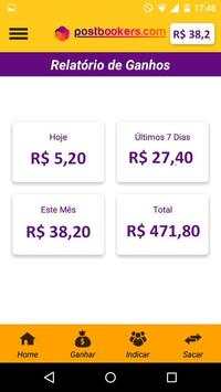 Postbookers Ganhar Dinheiro 5 تصوير الشاشة