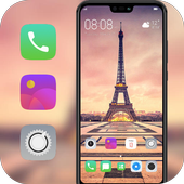 Best scenery theme for Eiffel Tower launcher icon