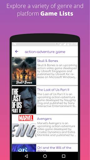 Applay Games - Game List, Gami screenshot 2