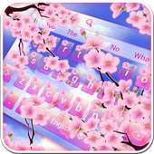Pink Spring Blossom Keyboard on 9Apps