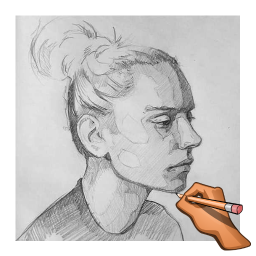 Learn to Draw Woman Face Step by Step Offline icon