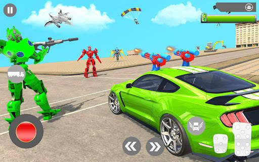 Robot Car Futuristic Supercar Super Transforme screenshot 2