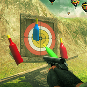 Knock Down Bottel Shooting:3D Bottle Shooter icon