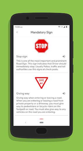 Traffic Sign Learning/Quiz скриншот 3