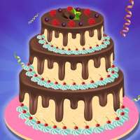 Chocolate Cake Factory Game logo