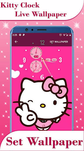 Kitty Clock Live Wallpaper screenshot 8