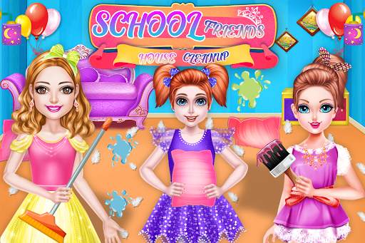 School Friends House Clean Up screenshot 1