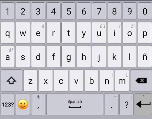 Spanish Language for AppsTech Keyboards screenshot 2