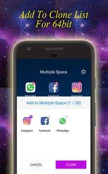 Multiple Space - Dual App Cloner For 64bit screenshot 2