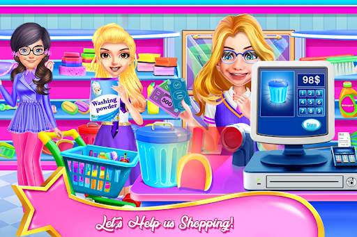 School girls house cleaning screenshot 2