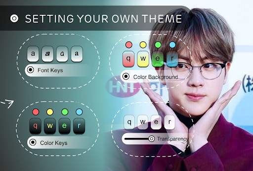 Bts Keyboard theme स्क्रीनशॉट 4