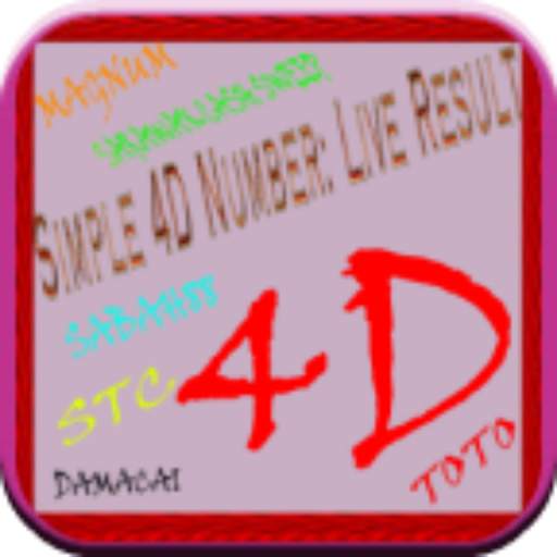 Simple 4D Number: Live Result 1.3