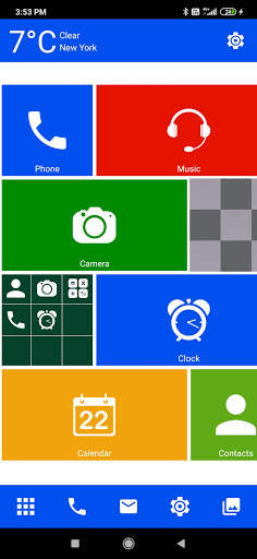 WP 8 Launcher 2021 - Metro Theme screenshot 1