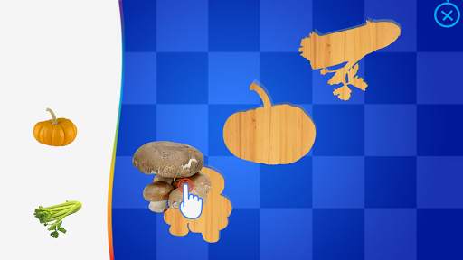 Fruits and Vegetables for Kids - Flashcards Puzzle скриншот 22