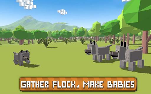 Blocky Wolf Simulator screenshot 3