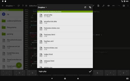 Quoda Code Editor screenshot 13
