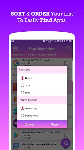 EasyShare Apps - Bluetooth App Sender & Extractor screenshot 7