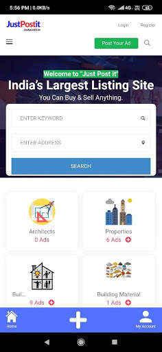 Just Post It | Best Free Classified ads in India скриншот 1