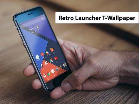Retro Launcher-T-Wallpaper® screenshot 1