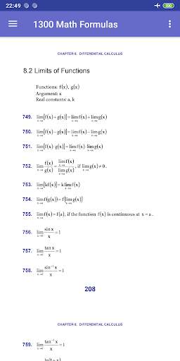 1300 Math Formulas screenshot 4