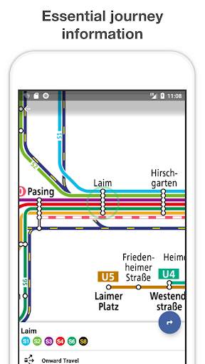 Munich Metro - MVG map and route planner screenshot 2