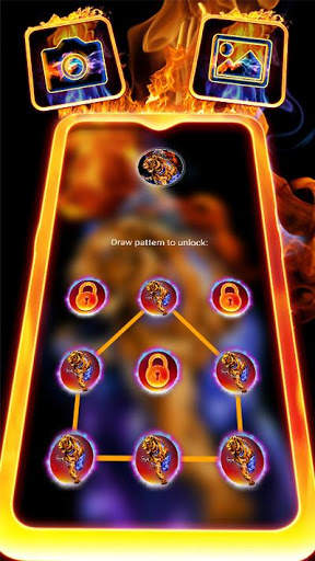 Fractal Tiger Launcher Theme screenshot 4