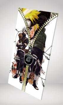 Naruto Lock Screen Zipper screenshot 1