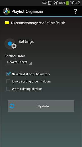 Playlist Organizer - Create playlists from folders screenshot 5