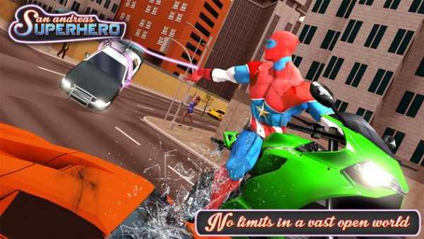 San Andreas Superhero Games : Rope Hero screenshot 1
