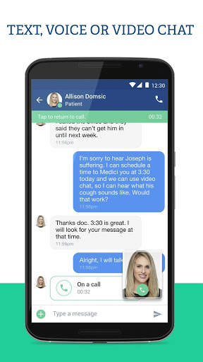 Medici: Video chat & message patients securely screenshot 5