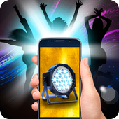 Flash strobe to music icon