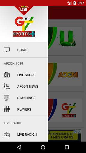 GTV Sports Ghana - AFCON 2019 screenshot 1