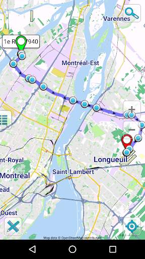 Map of Montreal offline screenshot 5