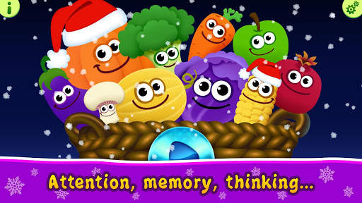 FunnyFood Christmas Games for Toddlers 3 years ol screenshot 1