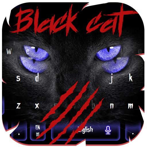 Black Panther Evil Cat Keyboard Theme 10001001
