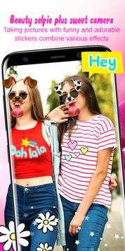 Beauty Selfie Plus – Sweet Camera & Face Stickers. screenshot 4