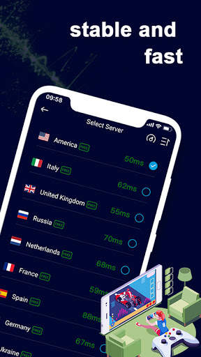 PowerVPN - Free Fast Stable Secure Unlimited Proxy screenshot 2