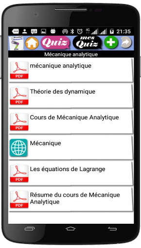 Cours de Mécanique Rationnelle screenshot 2