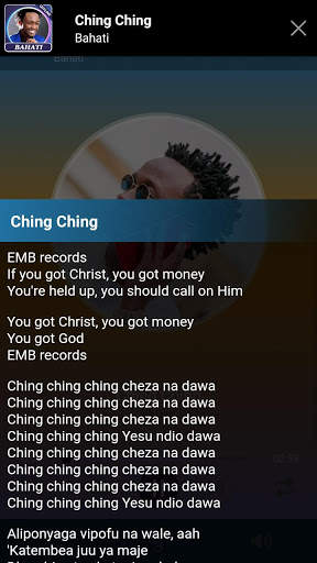 Bahati songs, offline screenshot 2