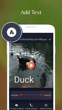 Text on Video in Malayalam Font, Keyboard-Language screenshot 3